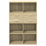 vidaXL Dulap înalt, stejar sonoma, 80x42,5x124 cm, lemn prelucrat vidaXL Dulap înalt, stejar sonoma, 80x42,5x124 cm, lemn prelucrat