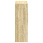 vidaXL Dulap înalt, stejar sonoma, 80x42,5x124 cm, lemn prelucrat vidaXL Dulap înalt, stejar sonoma, 80x42,5x124 cm, lemn prelucrat