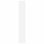 vidaXL Dulap înalt, alb, 30x42,5x185 cm, lemn prelucrat vidaXL Dulap înalt, alb, 30x42,5x185 cm, lemn prelucrat