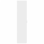 vidaXL Dulap înalt, alb, 30x42,5x185 cm, lemn prelucrat vidaXL Dulap înalt, alb, 30x42,5x185 cm, lemn prelucrat