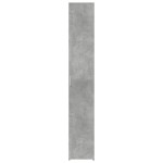vidaXL Dulap înalt, gri beton, 30x42,5x185 cm, lemn prelucrat vidaXL Dulap înalt, gri beton, 30x42,5x185 cm, lemn prelucrat