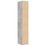 vidaXL Dulap înalt, gri beton, 30x42,5x185 cm, lemn prelucrat vidaXL Dulap înalt, gri beton, 30x42,5x185 cm, lemn prelucrat