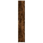 vidaXL Dulap înalt, stejar fumuriu, 30x42,5x185 cm, lemn prelucrat