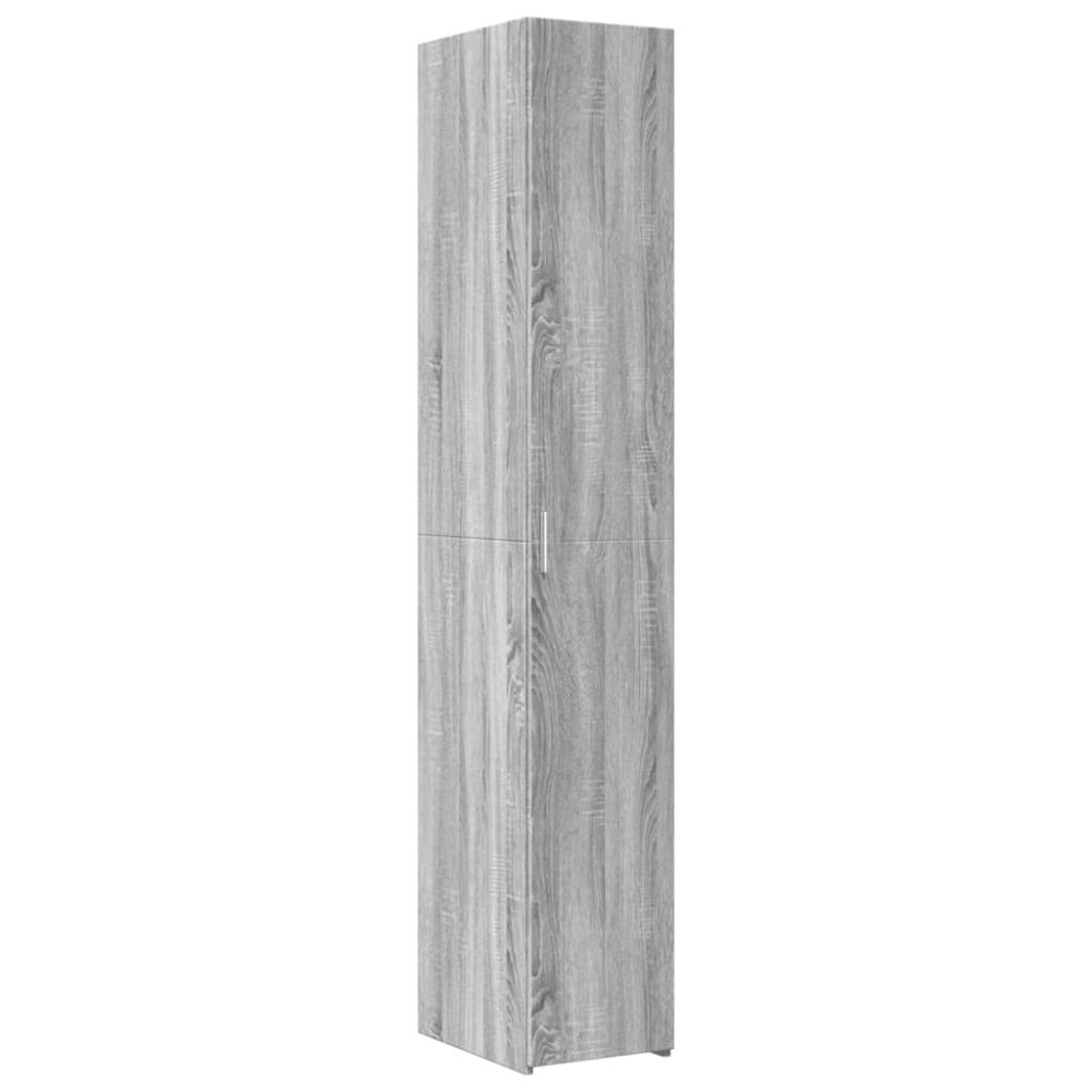 vidaXL Dulap înalt, gri sonoma, 30x42,5x185 cm, lemn prelucrat