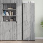 vidaXL Dulap înalt, gri sonoma, 30x42,5x185 cm, lemn prelucrat