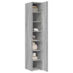 vidaXL Dulap înalt, gri sonoma, 30x42,5x185 cm, lemn prelucrat