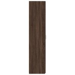 vidaXL Dulap înalt, stejar maro, 30x42,5x185 cm, lemn prelucrat
