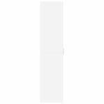 vidaXL Dulap înalt, alb, 40x42,5x185 cm, lemn prelucrat vidaXL Dulap înalt, alb, 40x42,5x185 cm, lemn prelucrat