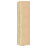 vidaXL Dulap înalt, stejar sonoma, 40x42,5x185 cm, lemn prelucrat