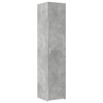 vidaXL Dulap înalt, gri beton, 40x42,5x185 cm, lemn prelucrat vidaXL Dulap înalt, gri beton, 40x42,5x185 cm, lemn prelucrat