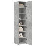 vidaXL Dulap înalt, gri beton, 40x42,5x185 cm, lemn prelucrat vidaXL Dulap înalt, gri beton, 40x42,5x185 cm, lemn prelucrat