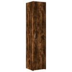 vidaXL Dulap înalt, stejar fumuriu, 40x42,5x185 cm, lemn prelucrat