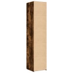 vidaXL Dulap înalt, stejar fumuriu, 40x42,5x185 cm, lemn prelucrat