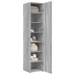 vidaXL Dulap înalt, gri sonoma, 40x42,5x185 cm, lemn prelucrat