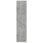 vidaXL Dulap înalt, gri beton, 45x42,5x185 cm, lemn compozit