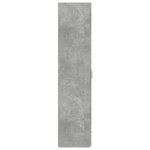 vidaXL Dulap înalt, gri beton, 45x42,5x185 cm, lemn compozit