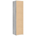 vidaXL Dulap înalt, gri sonoma, 45x42,5x185 cm, lemn compozit
