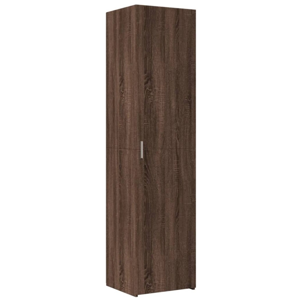 vidaXL Dulap înalt, stejar maro, 45x42,5x185 cm, lemn prelucrat