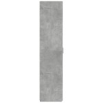 vidaXL Dulap înalt, gri beton, 50x42,5x185 cm, lemn prelucrat