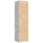 vidaXL Dulap înalt, gri beton, 50x42,5x185 cm, lemn prelucrat