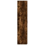 vidaXL Dulap înalt, stejar fumuriu, 50x42,5x185 cm, lemn prelucrat