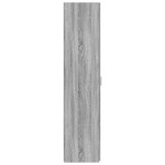 vidaXL Dulap înalt, gri sonoma, 50x42,5x185 cm, lemn prelucrat