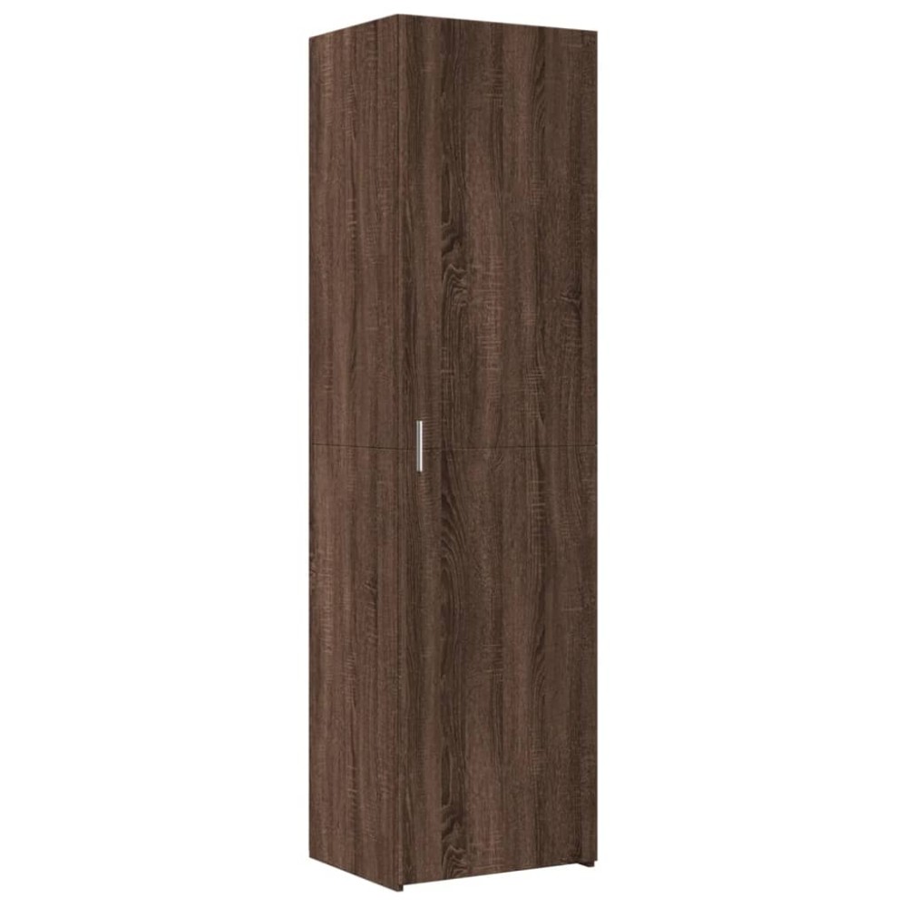 vidaXL Dulap înalt, stejar maro, 50x42,5x185 cm, lemn prelucrat