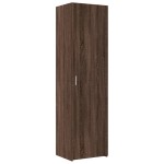 vidaXL Dulap înalt, stejar maro, 50x42,5x185 cm, lemn prelucrat