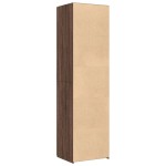 vidaXL Dulap înalt, stejar maro, 50x42,5x185 cm, lemn prelucrat