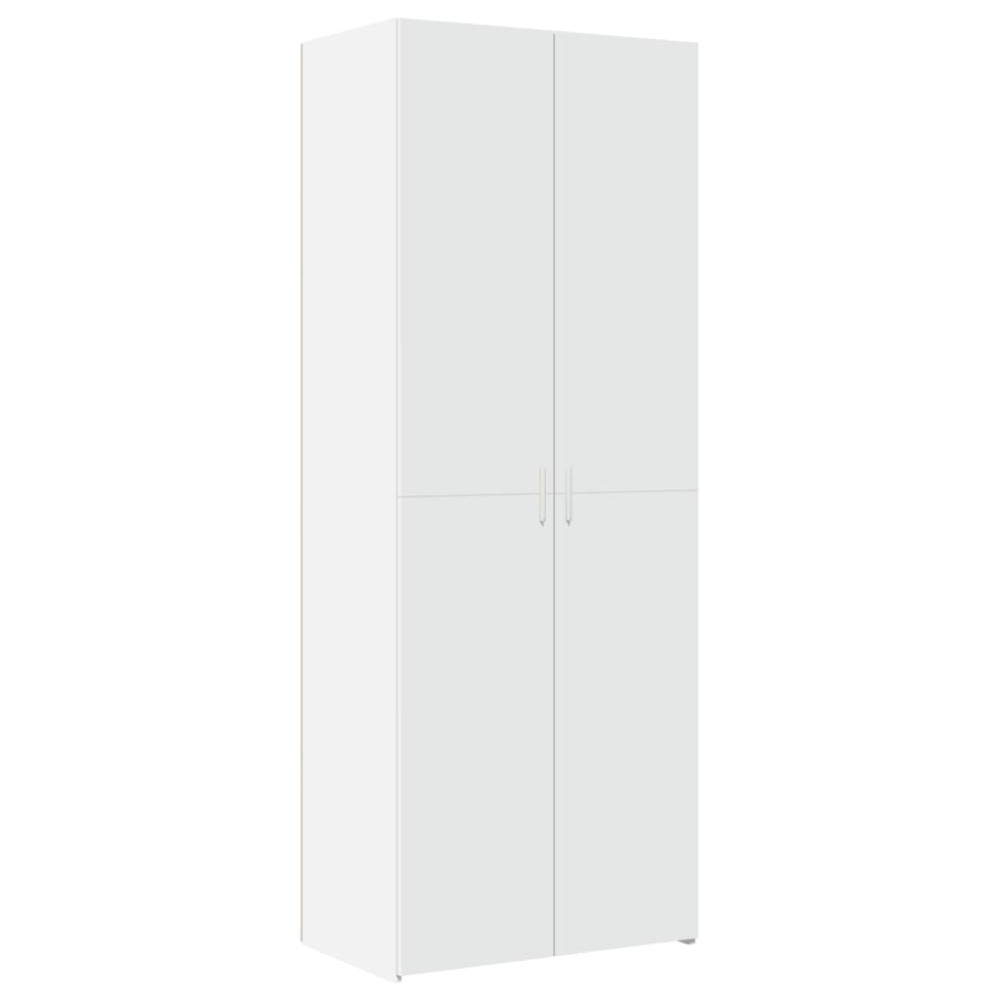 vidaXL Dulap înalt, alb, 70x42,5x185 cm, lemn prelucrat