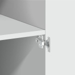 vidaXL Dulap înalt, alb, 70x42,5x185 cm, lemn prelucrat vidaXL Dulap înalt, alb, 70x42,5x185 cm, lemn prelucrat