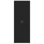 vidaXL Dulap înalt, negru, 70x42,5x185 cm, lemn prelucrat