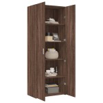 vidaXL Dulap înalt, stejar maro, 70x42,5x185 cm, lemn prelucrat