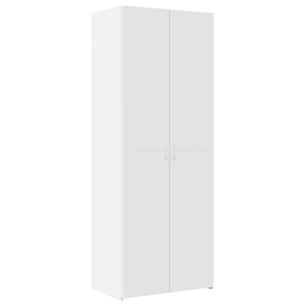 vidaXL Dulap înalt, alb, 70x42,5x185 cm, lemn prelucrat
