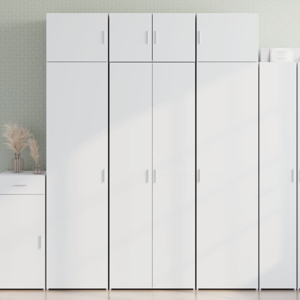 vidaXL Dulap înalt, alb, 70x42,5x185 cm, lemn prelucrat