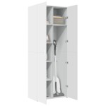 vidaXL Dulap înalt, alb, 70x42,5x185 cm, lemn prelucrat