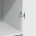 vidaXL Dulap înalt, alb, 70x42,5x185 cm, lemn prelucrat