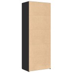 vidaXL Dulap înalt, negru, 70x42,5x185 cm, lemn prelucrat