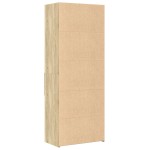 vidaXL Dulap înalt, stejar sonoma, 70x42,5x185 cm, lemn prelucrat vidaXL Dulap înalt, stejar sonoma, 70x42,5x185 cm, lemn prelucrat