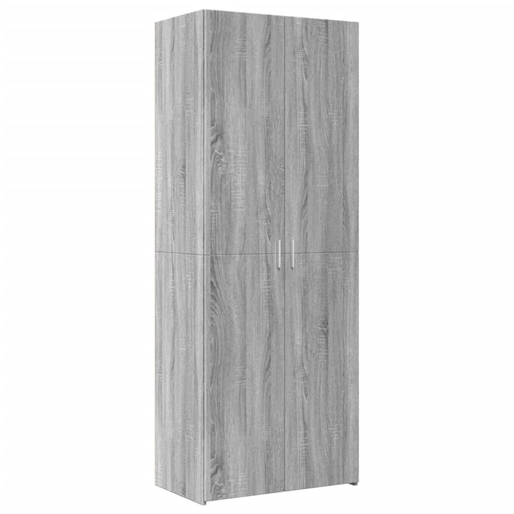 vidaXL Dulap înalt, gri sonoma, 70x42,5x185 cm, lemn prelucrat
