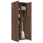 vidaXL Dulap înalt, stejar maro, 70x42,5x185 cm, lemn prelucrat