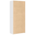 vidaXL Dulap înalt, alb, 80x42,5x185 cm, lemn prelucrat vidaXL Dulap înalt, alb, 80x42,5x185 cm, lemn prelucrat