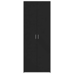 vidaXL Dulap înalt, negru, 80x42,5x185 cm, lemn prelucrat