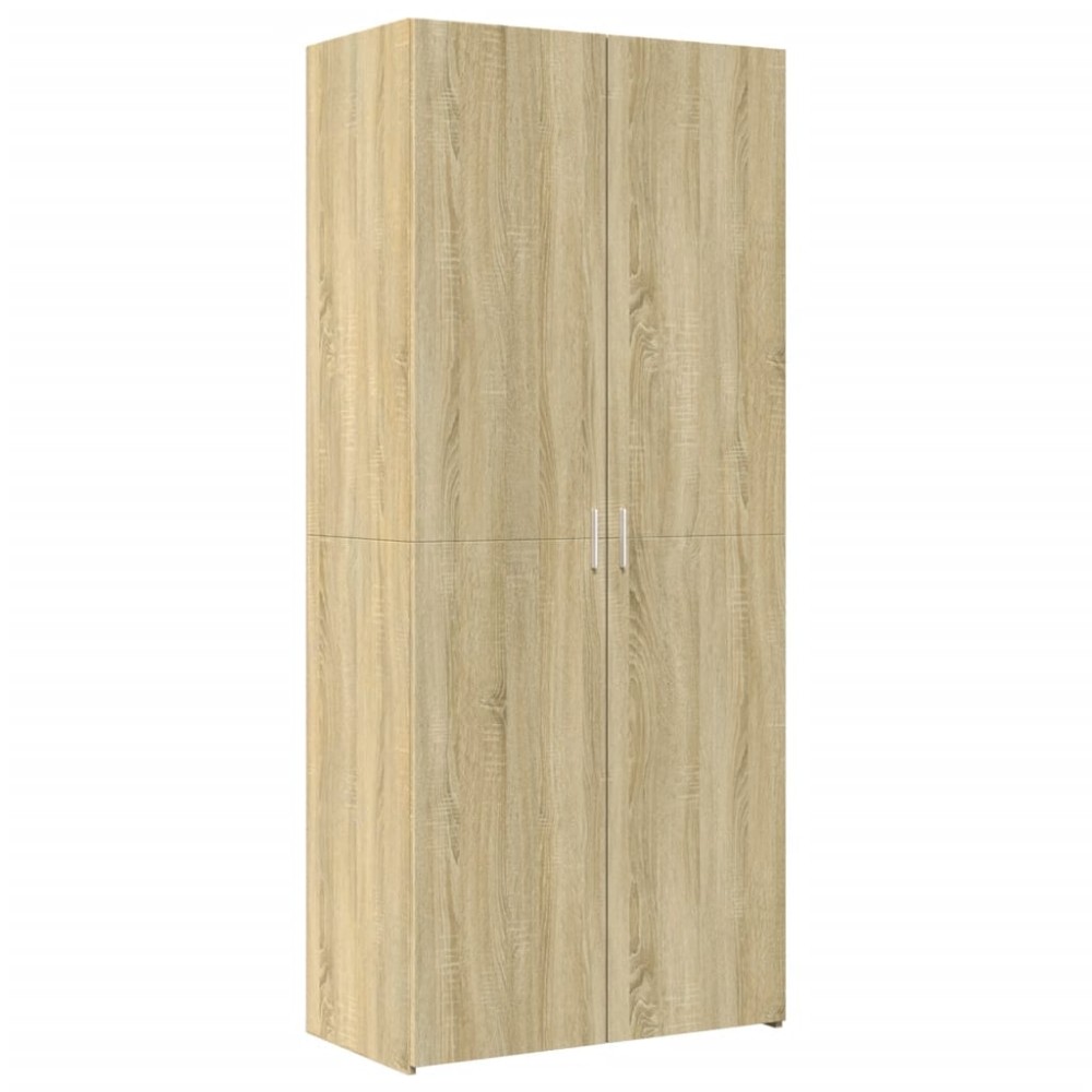 vidaXL Dulap înalt, stejar sonoma, 80x42,5x185 cm, lemn prelucrat