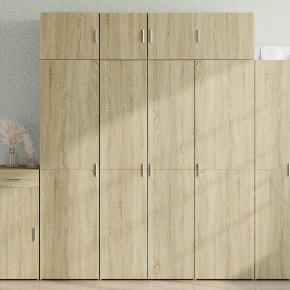 vidaXL Dulap înalt, stejar sonoma, 80x42,5x185 cm, lemn prelucrat