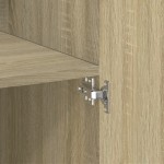 vidaXL Dulap înalt, stejar sonoma, 80x42,5x185 cm, lemn prelucrat vidaXL Dulap înalt, stejar sonoma, 80x42,5x185 cm, lemn prelucrat