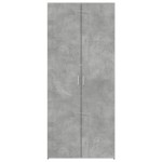 vidaXL Dulap înalt, gri beton, 80x42,5x185 cm, lemn prelucrat