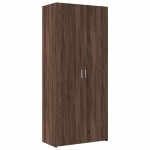 vidaXL Dulap înalt, stejar maro, 80x42,5x185 cm, lemn prelucrat