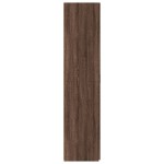 vidaXL Dulap înalt, stejar maro, 80x42,5x185 cm, lemn prelucrat