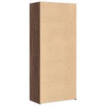 vidaXL Dulap înalt, stejar maro, 80x42,5x185 cm, lemn prelucrat